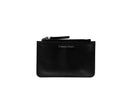 Black leather coin purse